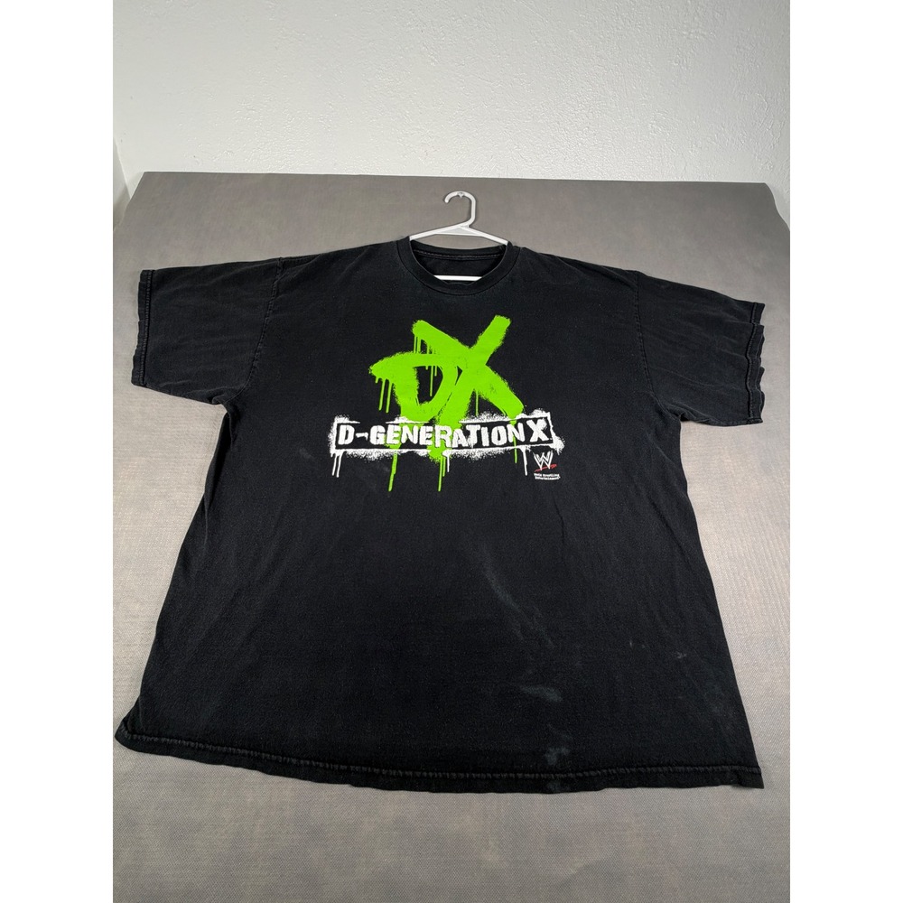 WWE D-Generation X DX Graphic T-Shirt Mens Black Wrestling Tee